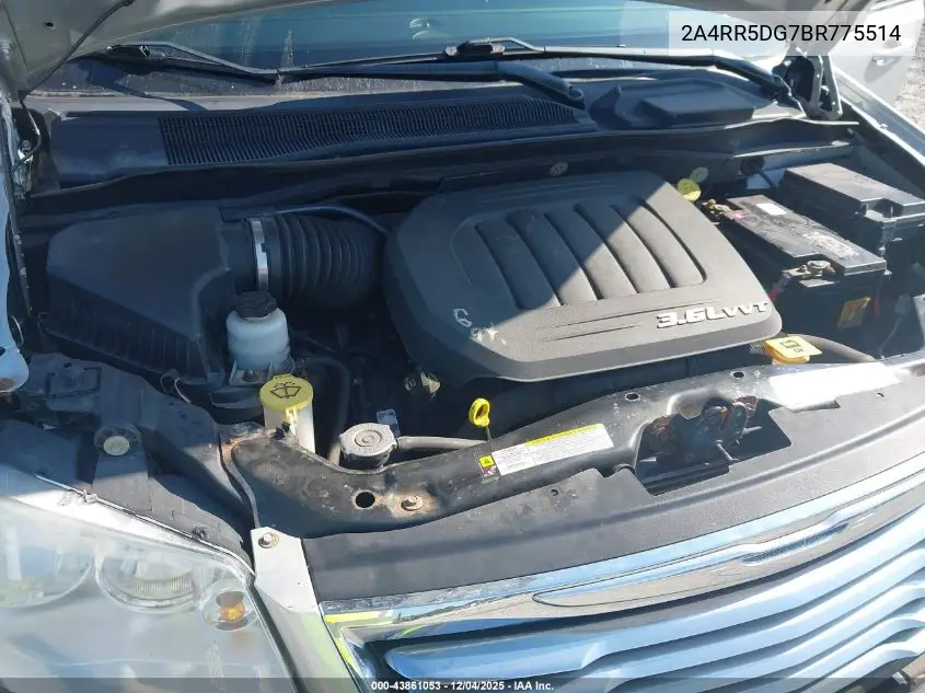 2A4RR5DG7BR775514 2011 Chrysler Town & Country Touring