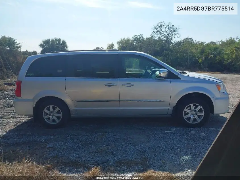 2A4RR5DG7BR775514 2011 Chrysler Town & Country Touring