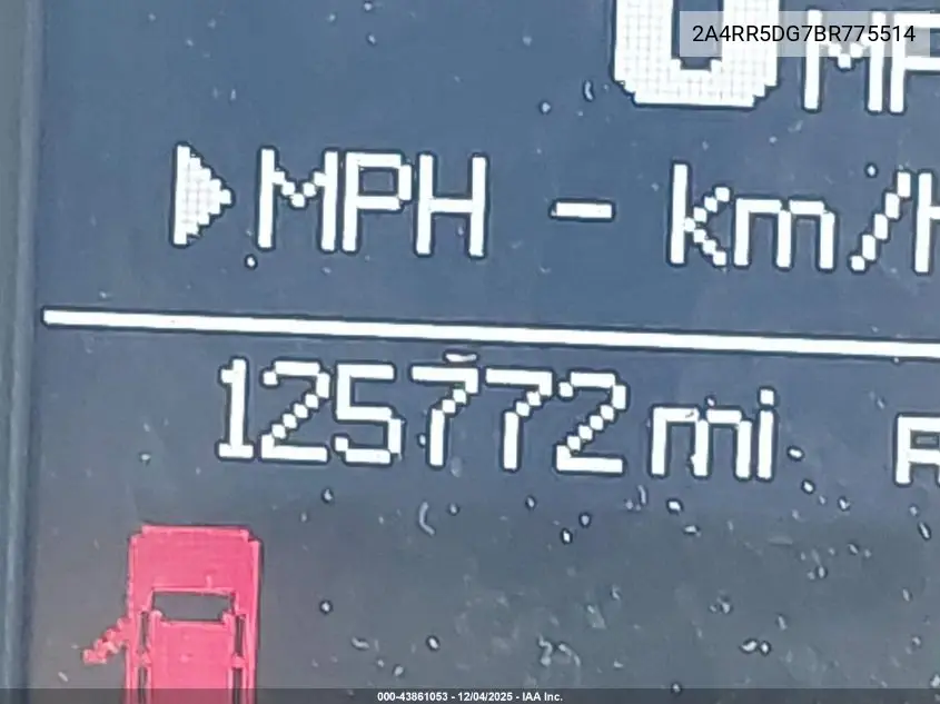 2A4RR5DG7BR775514 2011 Chrysler Town & Country Touring