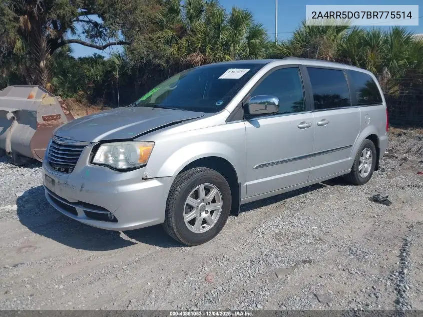 2A4RR5DG7BR775514 2011 Chrysler Town & Country Touring