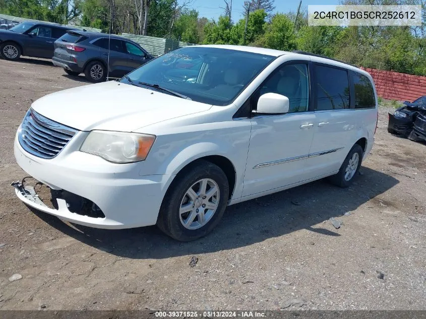 2012 Chrysler Town & Country Touring VIN: 2C4RC1BG5CR252612 Lot: 39371525