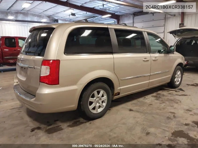 2C4RC1BGXCR338157 2012 Chrysler Town & Country Touring