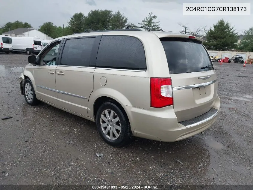 2012 Chrysler Town & Country Touring-L VIN: 2C4RC1CG7CR138173 Lot: 39491893