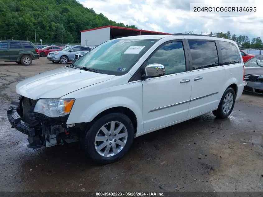 2012 Chrysler Town & Country Touring L VIN: 2C4RC1CG6CR134695 Lot: 39492223