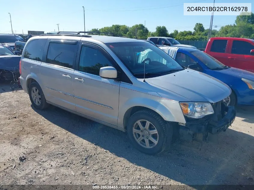 2012 Chrysler Town & Country Touring VIN: 2C4RC1BG2CR162978 Lot: 39538455