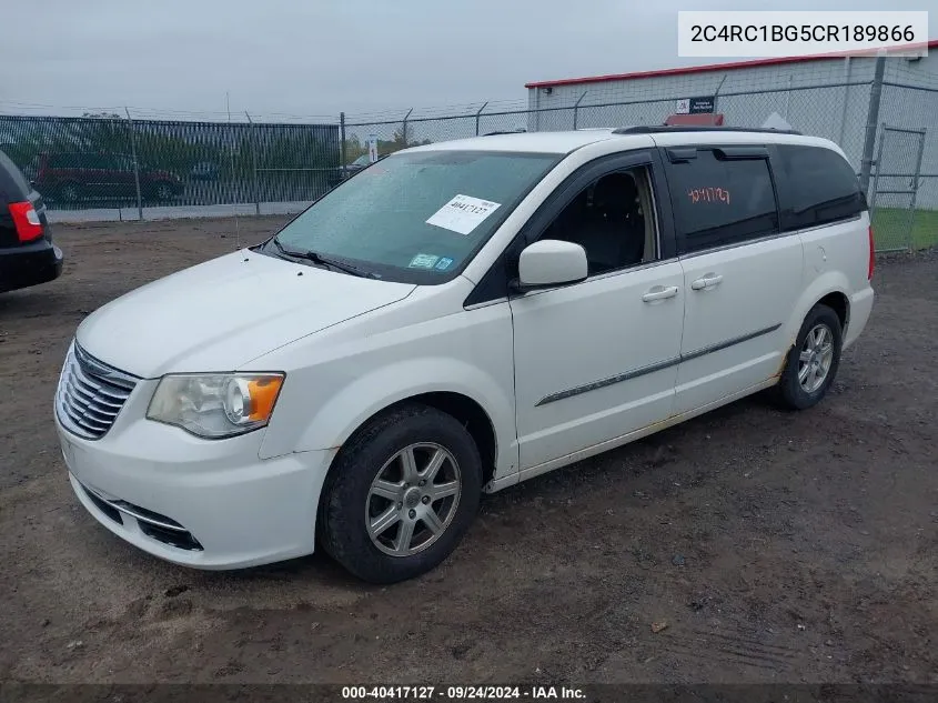 2C4RC1BG5CR189866 2012 Chrysler Town & Country Touring