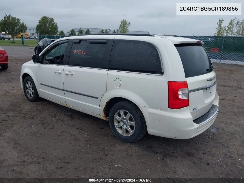 2C4RC1BG5CR189866 2012 Chrysler Town & Country Touring