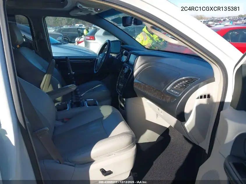2C4RC1CGXCR135381 2012 Chrysler Town & Country Touring-L