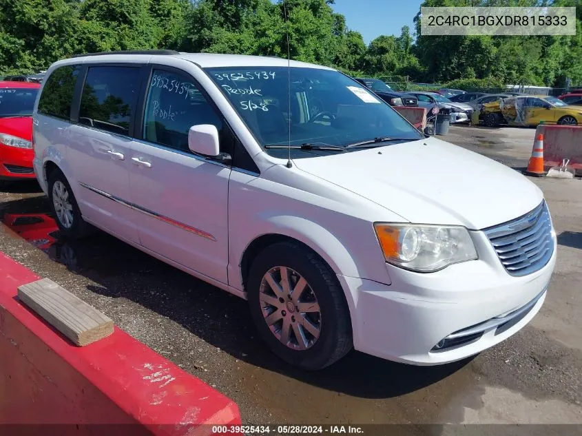 2013 Chrysler Town & Country Touring VIN: 2C4RC1BGXDR815333 Lot: 39525434