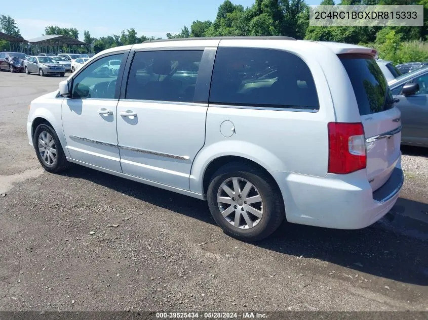 2013 Chrysler Town & Country Touring VIN: 2C4RC1BGXDR815333 Lot: 39525434