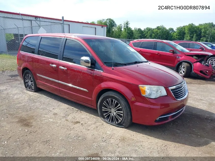 2013 Chrysler Town & Country S VIN: 2C4RC1HG0DR807894 Lot: 39734609