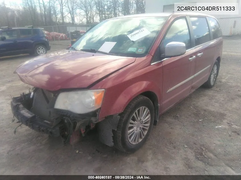 2013 Chrysler Town & Country Touring-L VIN: 2C4RC1CG4DR511333 Lot: 40240137