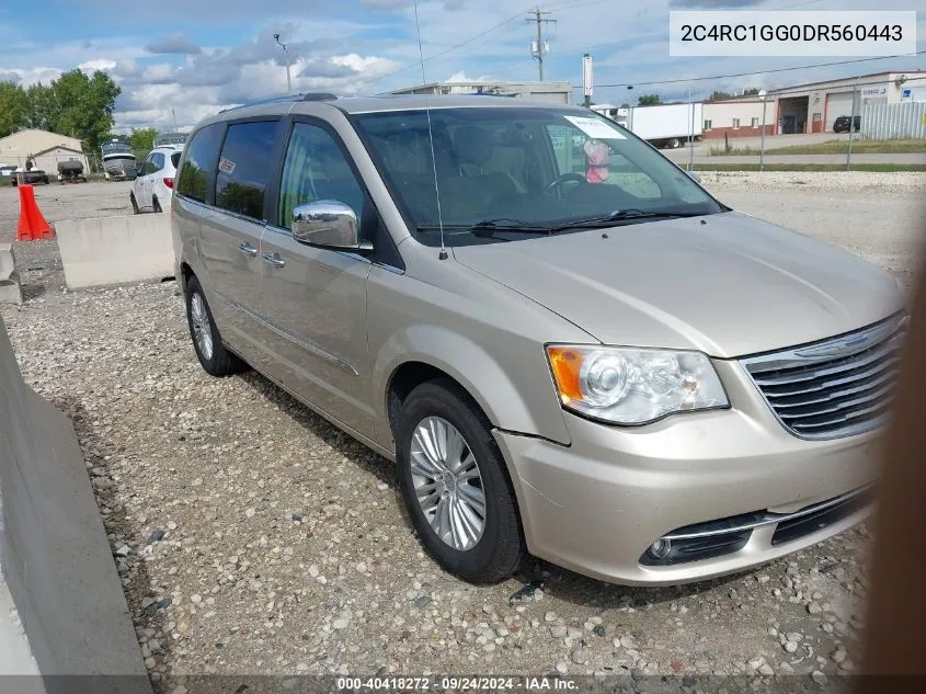 2013 Chrysler Town & Country Limited VIN: 2C4RC1GG0DR560443 Lot: 40418272