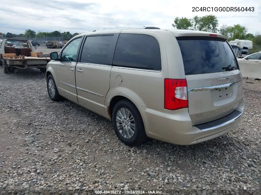 2013 Chrysler Town & Country Limited VIN: 2C4RC1GG0DR560443 Lot: 40418272