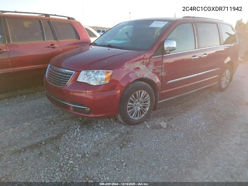 2C4RC1CGXDR711942 2013 Chrysler Town & Country Touring-L