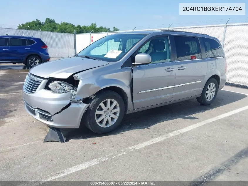 2014 Chrysler Town & Country Touring VIN: 2C4RC1BGXER174704 Lot: 39466307