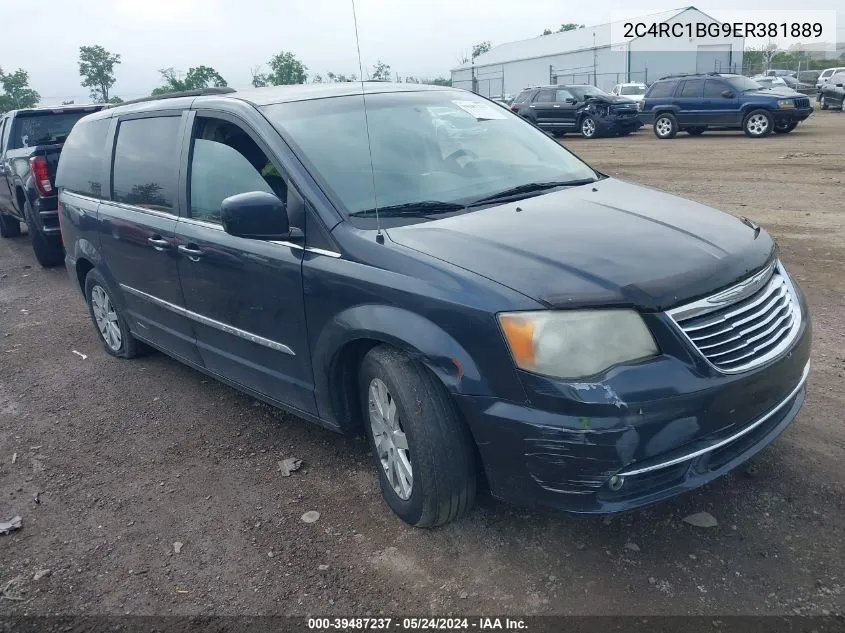 2014 Chrysler Town & Country Touring VIN: 2C4RC1BG9ER381889 Lot: 39487237