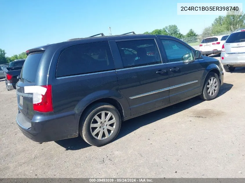 2C4RC1BG5ER398740 2014 Chrysler Town & Country Touring