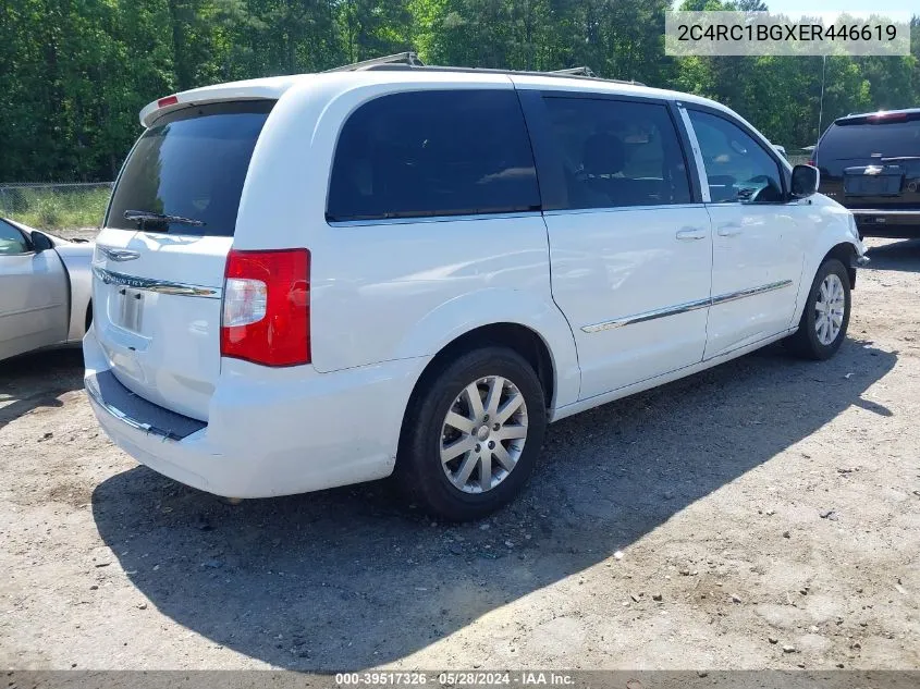 2014 Chrysler Town & Country Touring VIN: 2C4RC1BGXER446619 Lot: 39517326