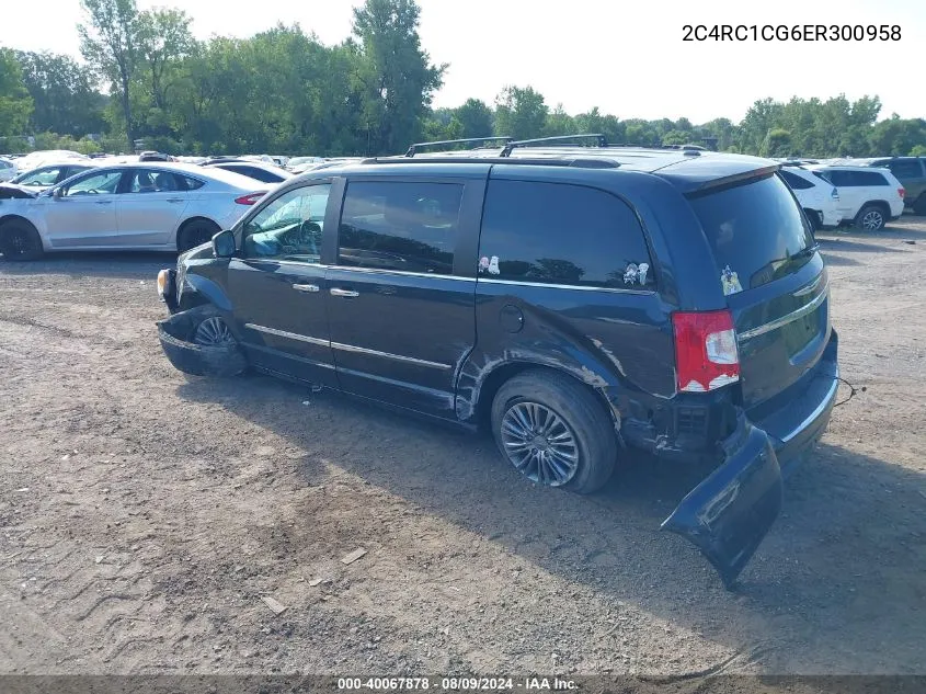 2014 Chrysler Town & Country Touring-L VIN: 2C4RC1CG6ER300958 Lot: 40067878