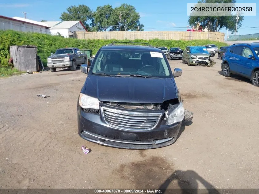 2014 Chrysler Town & Country Touring-L VIN: 2C4RC1CG6ER300958 Lot: 40067878