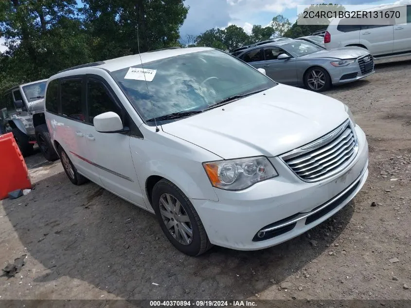 2014 Chrysler Town & Country Touring VIN: 2C4RC1BG2ER131670 Lot: 40370894