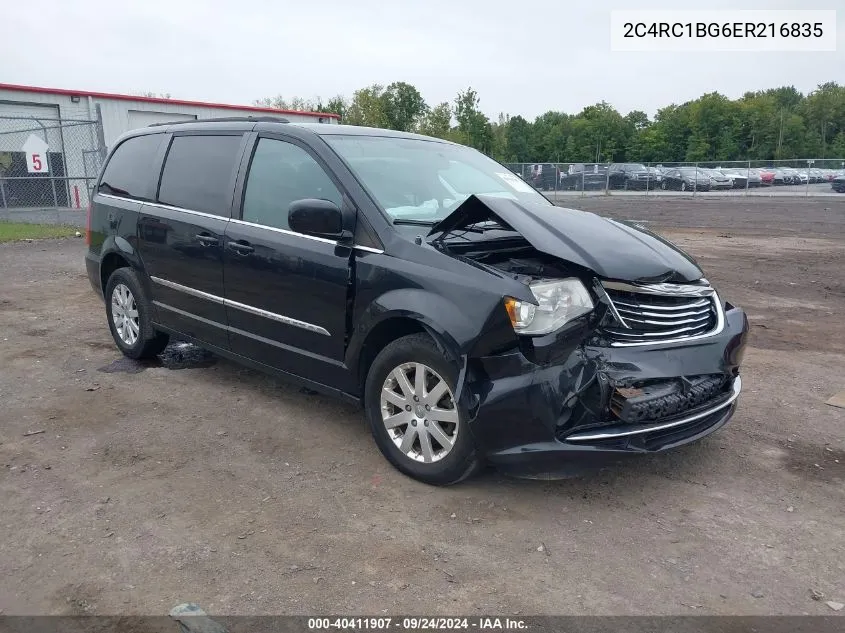 2014 Chrysler Town & Country Touring VIN: 2C4RC1BG6ER216835 Lot: 40411907