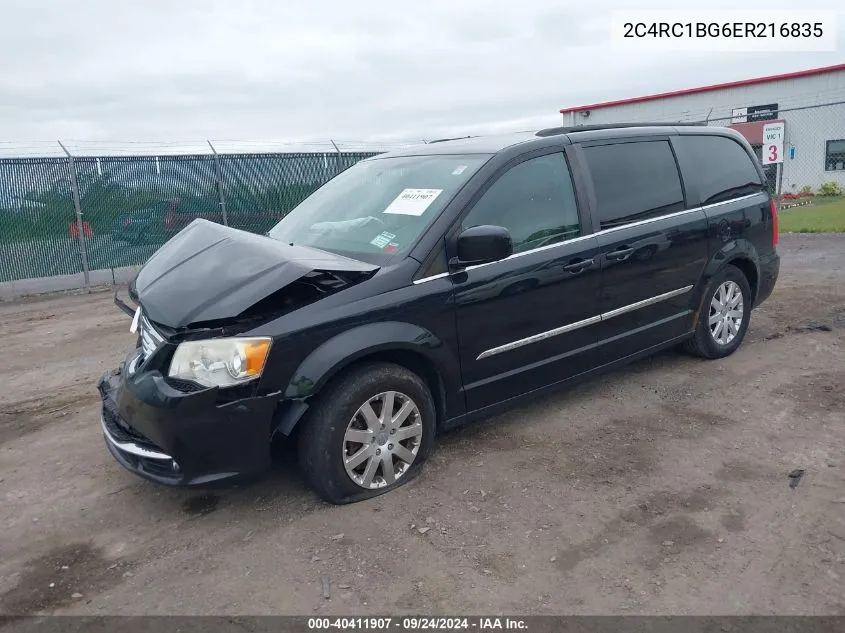 2C4RC1BG6ER216835 2014 Chrysler Town & Country Touring