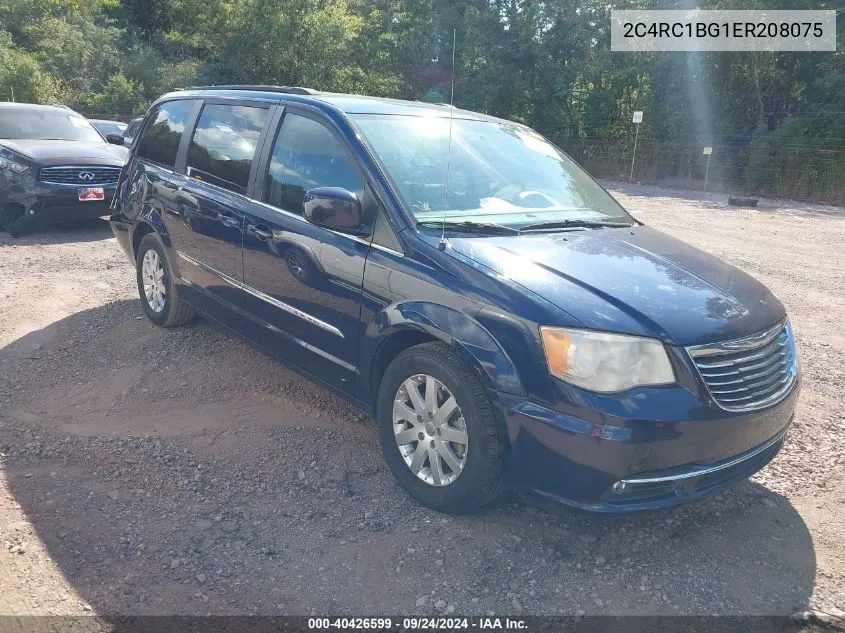 2014 Chrysler Town & Country Touring VIN: 2C4RC1BG1ER208075 Lot: 40426599