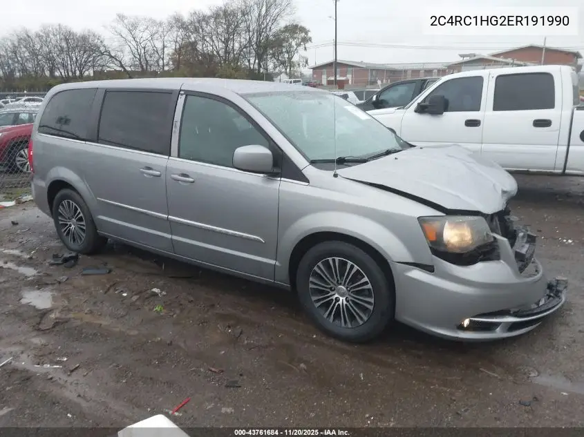 2C4RC1HG2ER191990 2014 Chrysler Town & Country S