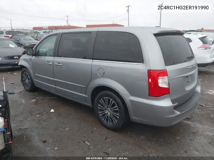 2C4RC1HG2ER191990 2014 Chrysler Town & Country S