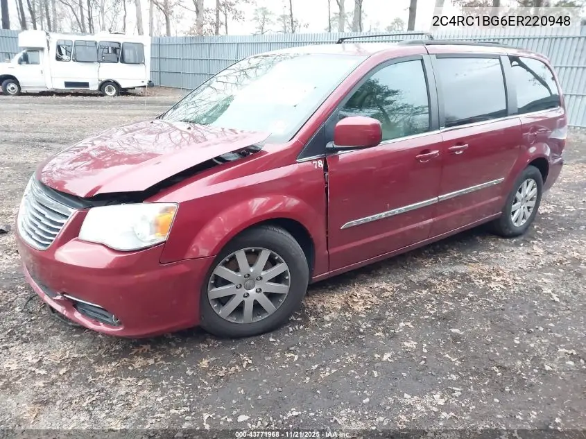 2C4RC1BG6ER220948 2014 Chrysler Town & Country Touring