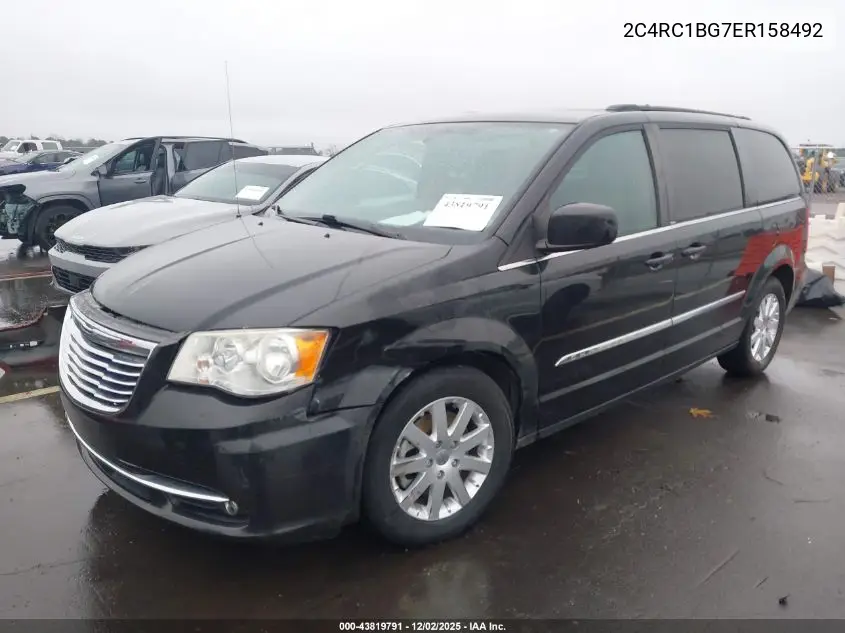 2C4RC1BG7ER158492 2014 Chrysler Town & Country Touring