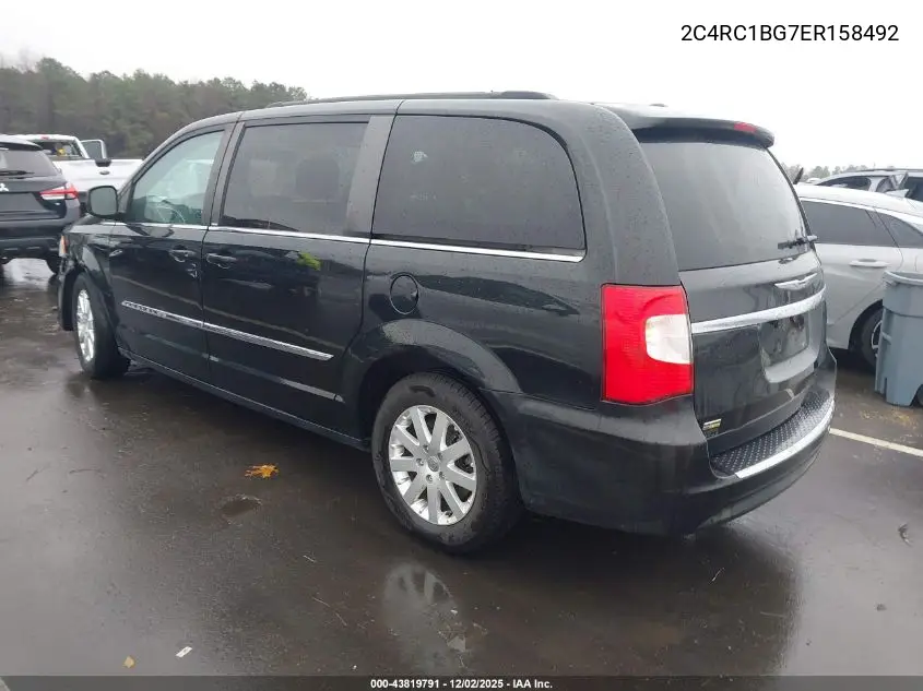 2C4RC1BG7ER158492 2014 Chrysler Town & Country Touring