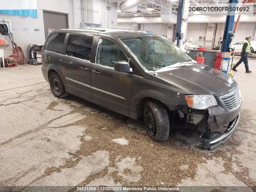 2C4RC1CG0FR501692 2015 Chrysler Town & Country Touring