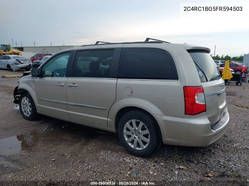 2C4RC1BG5FR594503 2015 Chrysler Town & Country Touring