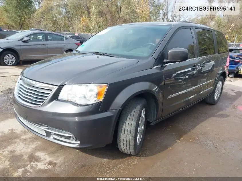 2C4RC1BG9FR695141 2015 Chrysler Town & Country Touring
