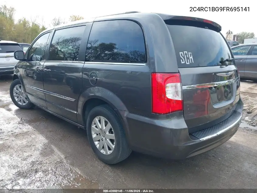 2C4RC1BG9FR695141 2015 Chrysler Town & Country Touring
