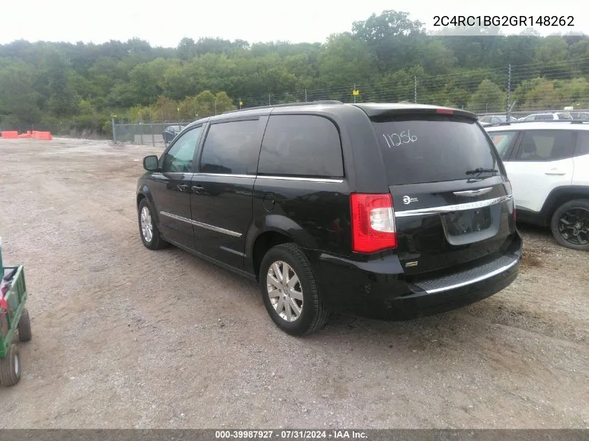 2C4RC1BG2GR148262 2016 Chrysler Town & Country Touring