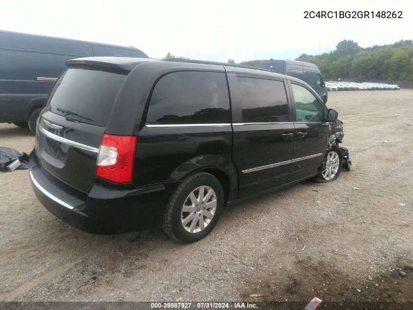 2C4RC1BG2GR148262 2016 Chrysler Town & Country Touring