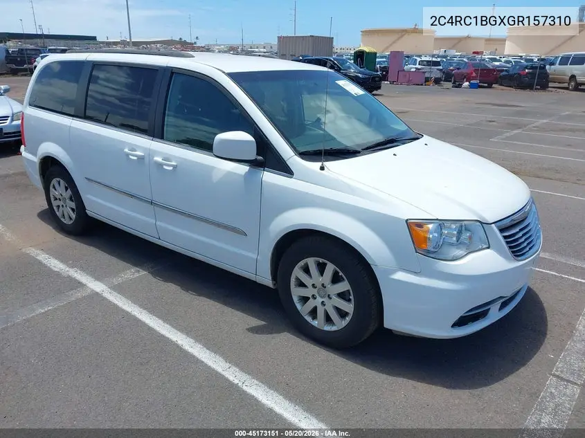 2C4RC1BGXGR157310 2016 Chrysler Town & Country Touring