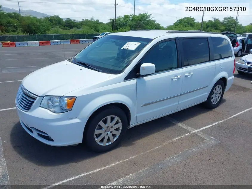 2C4RC1BGXGR157310 2016 Chrysler Town & Country Touring