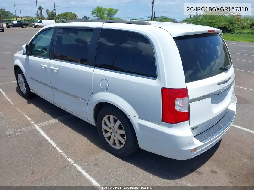 2C4RC1BGXGR157310 2016 Chrysler Town & Country Touring