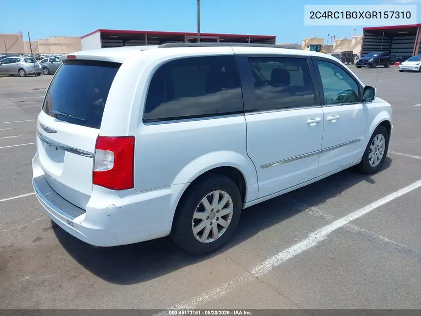 2C4RC1BGXGR157310 2016 Chrysler Town & Country Touring
