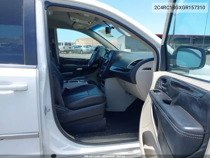 2C4RC1BGXGR157310 2016 Chrysler Town & Country Touring