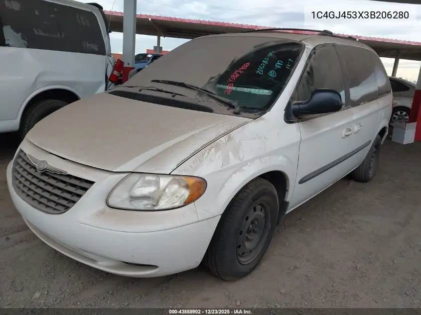 1C4GJ453X3B206280 2003 Chrysler Voyager Lx