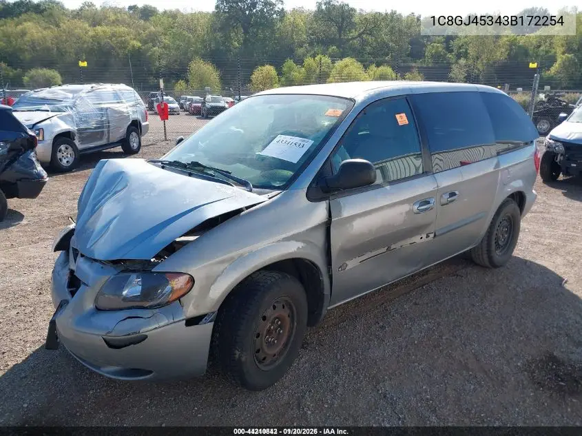 1C8GJ45343B172254 2003 Chrysler Voyager Lx