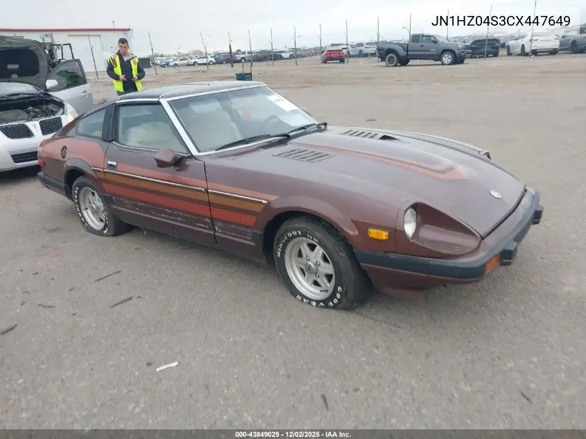 JN1HZ04S3CX447649 1982 Datsun 280Zx