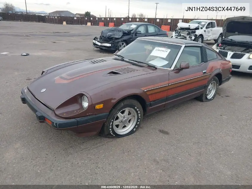 JN1HZ04S3CX447649 1982 Datsun 280Zx