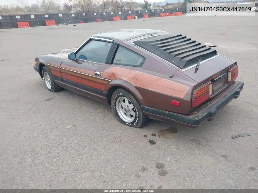 JN1HZ04S3CX447649 1982 Datsun 280Zx